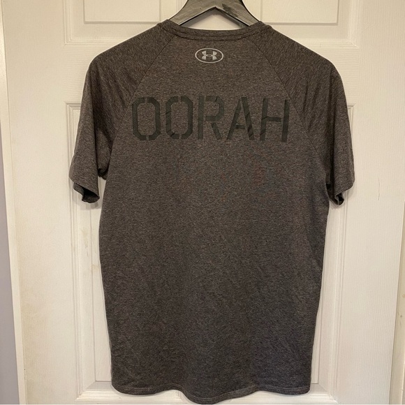 Under Armour Dark Gray Men's Marines Tee - Picture 4 of 9